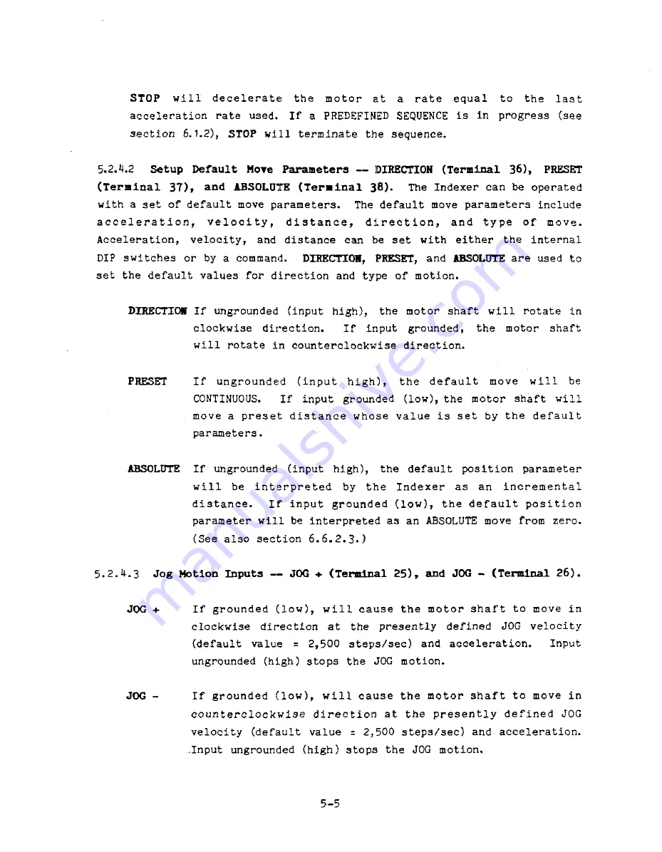 Parker Compumotor 430 User Manual Download Page 108