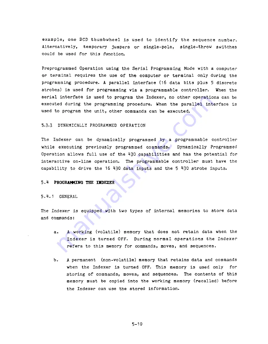 Parker Compumotor 430 User Manual Download Page 113