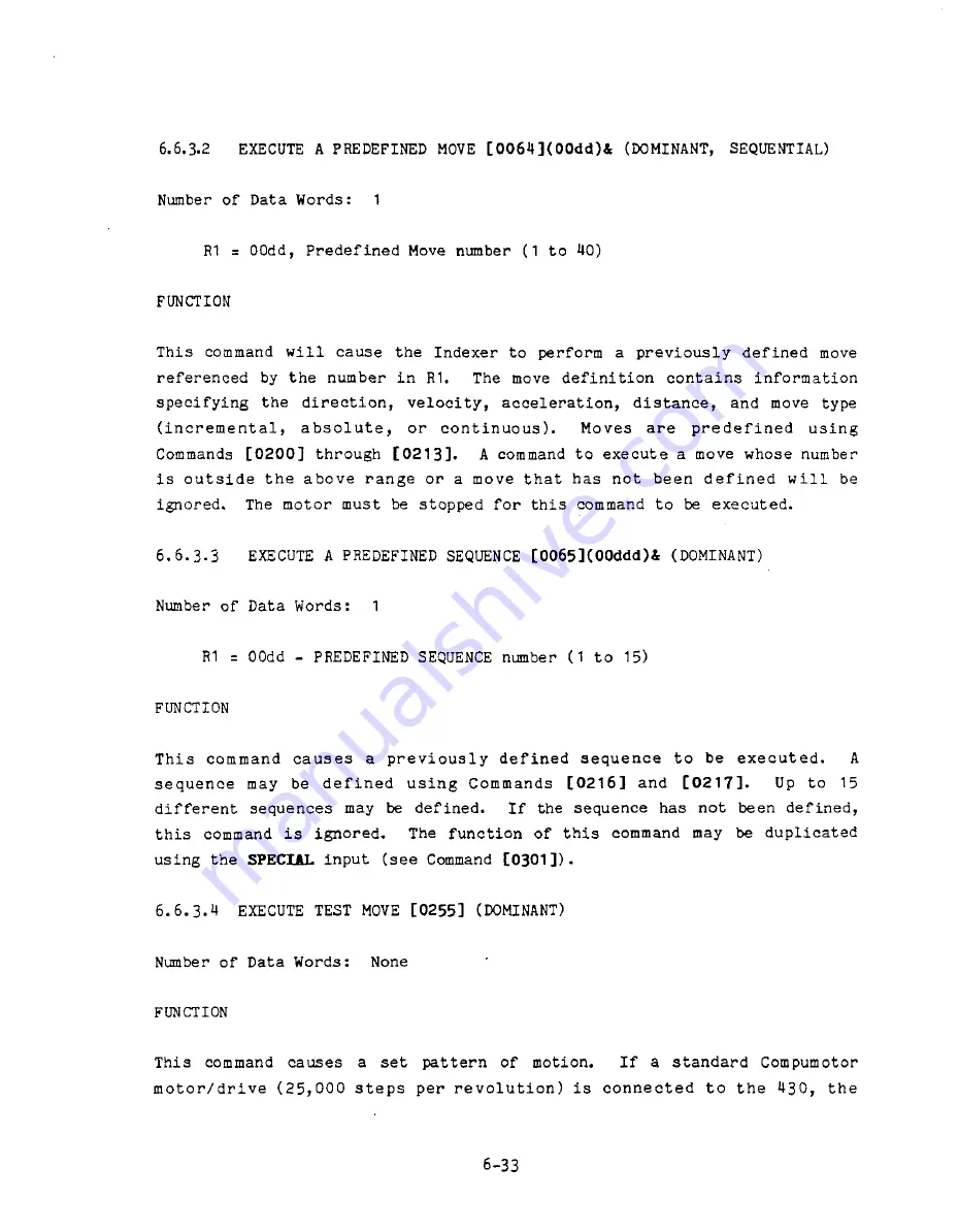 Parker Compumotor 430 User Manual Download Page 155