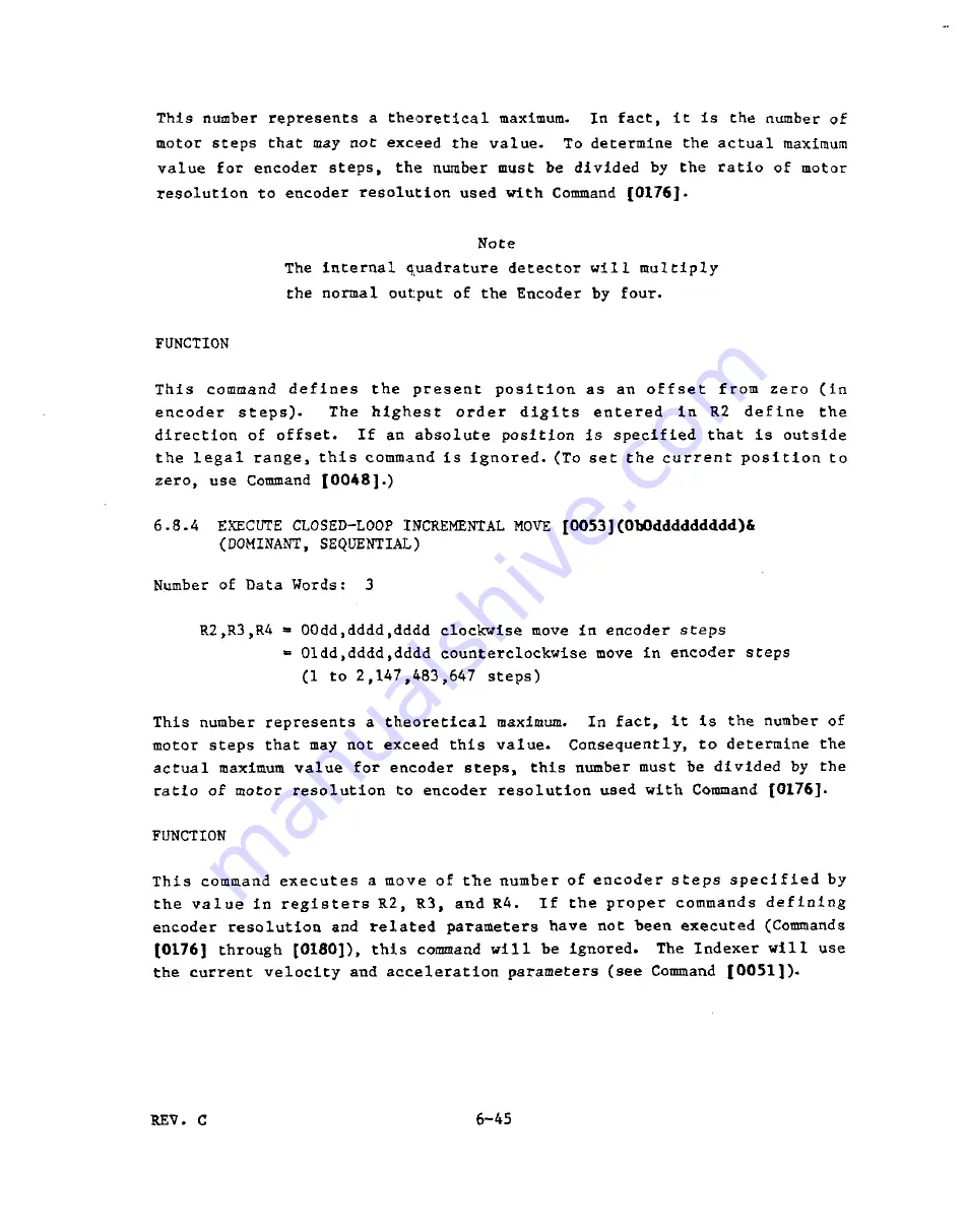 Parker Compumotor 430 User Manual Download Page 170