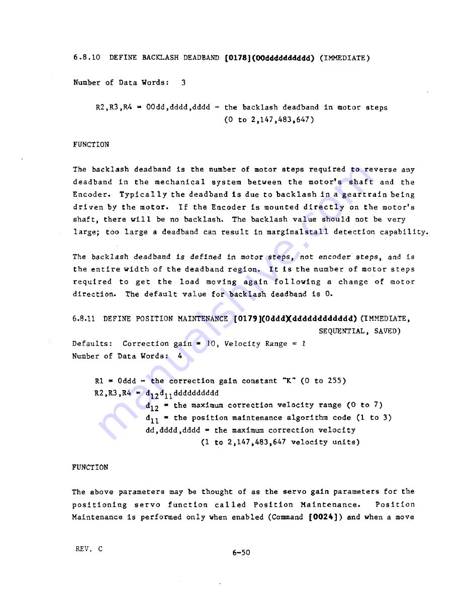 Parker Compumotor 430 User Manual Download Page 175