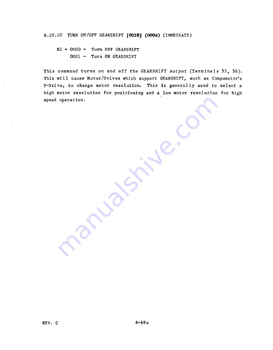 Parker Compumotor 430 User Manual Download Page 198