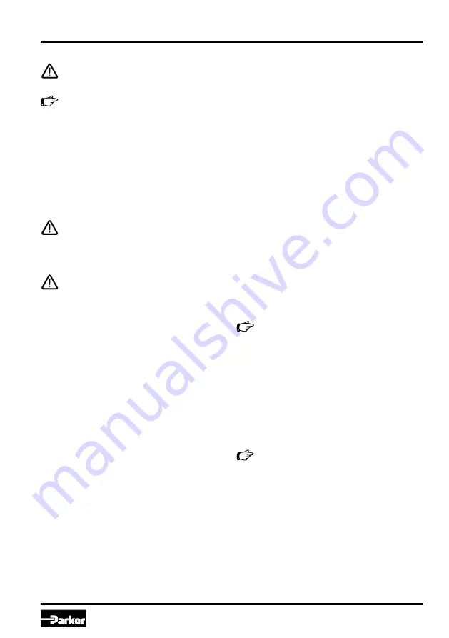 Parker D 1FC Series Operation Manual Download Page 23