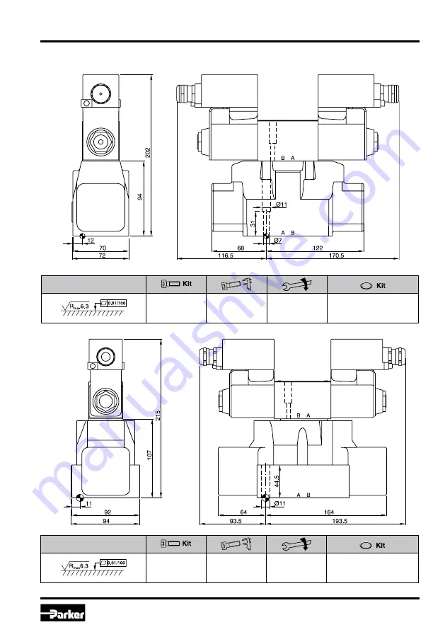 Parker D31FBxEE Series Operating Instructions Manual Download Page 13