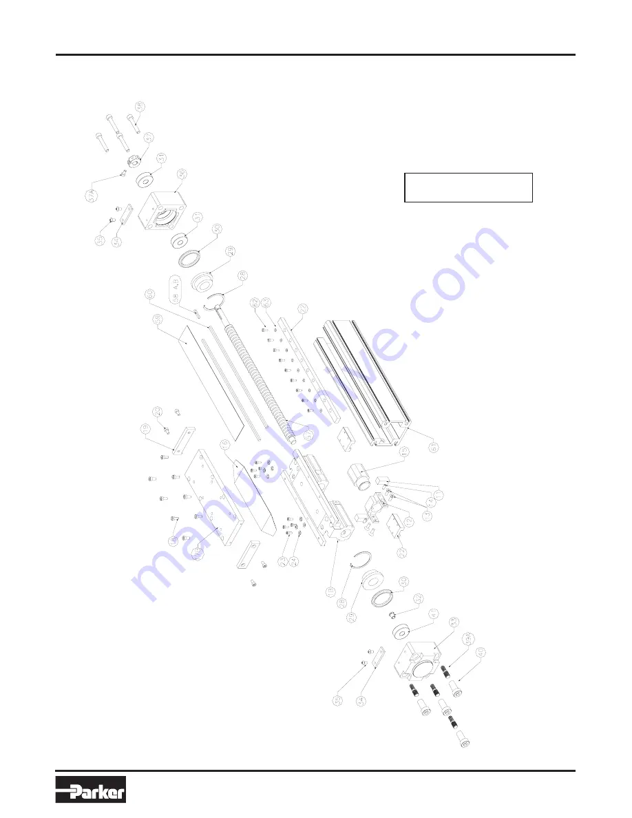 Parker ER032 Maintenance Instructions & Parts List Download Page 12