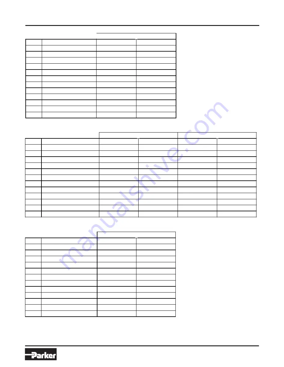 Parker ER032 Maintenance Instructions & Parts List Download Page 17