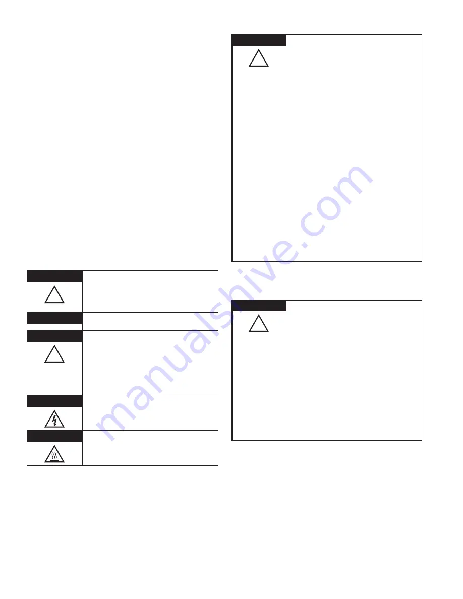 Parker H Series Installation & Service Instructions Manual Download Page 11