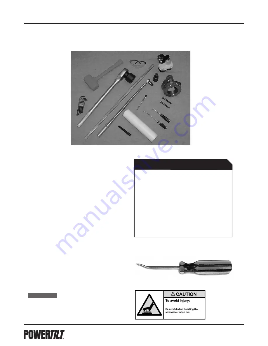 Parker Helac PowerTilt PT Series Service And Repair Manual Download Page 18