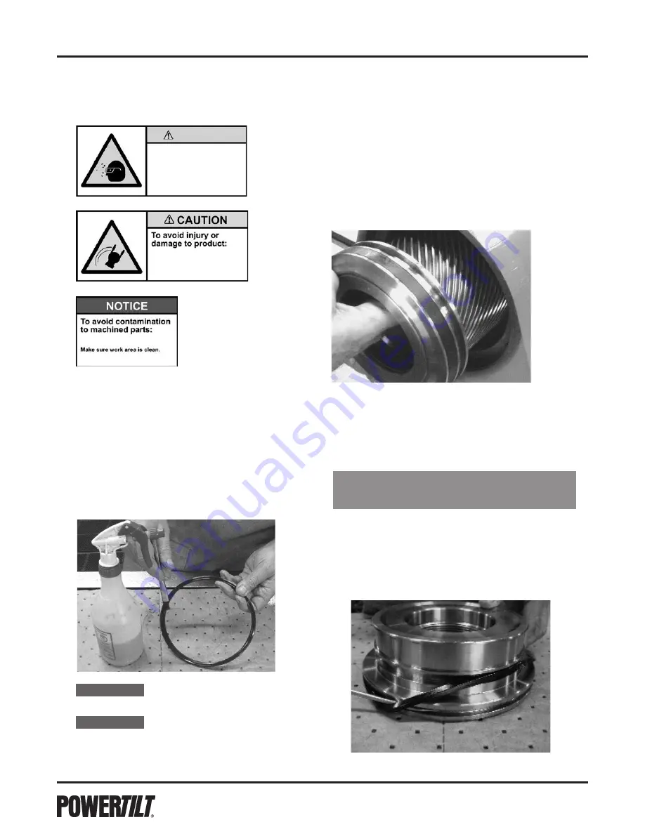 Parker Helac PowerTilt PT Series Service And Repair Manual Download Page 42