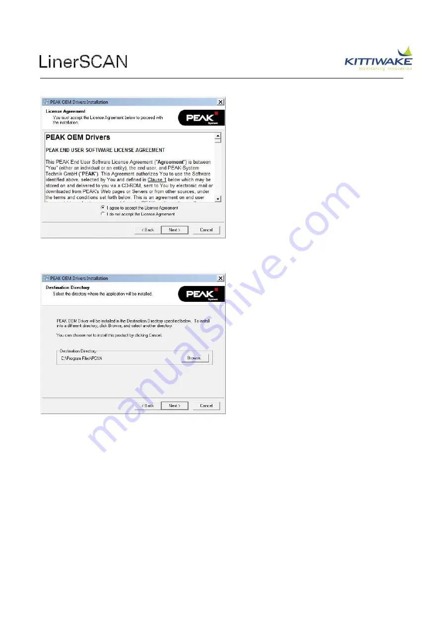 Parker Kittiwake LinerSCAN Instruction Manual Download Page 26