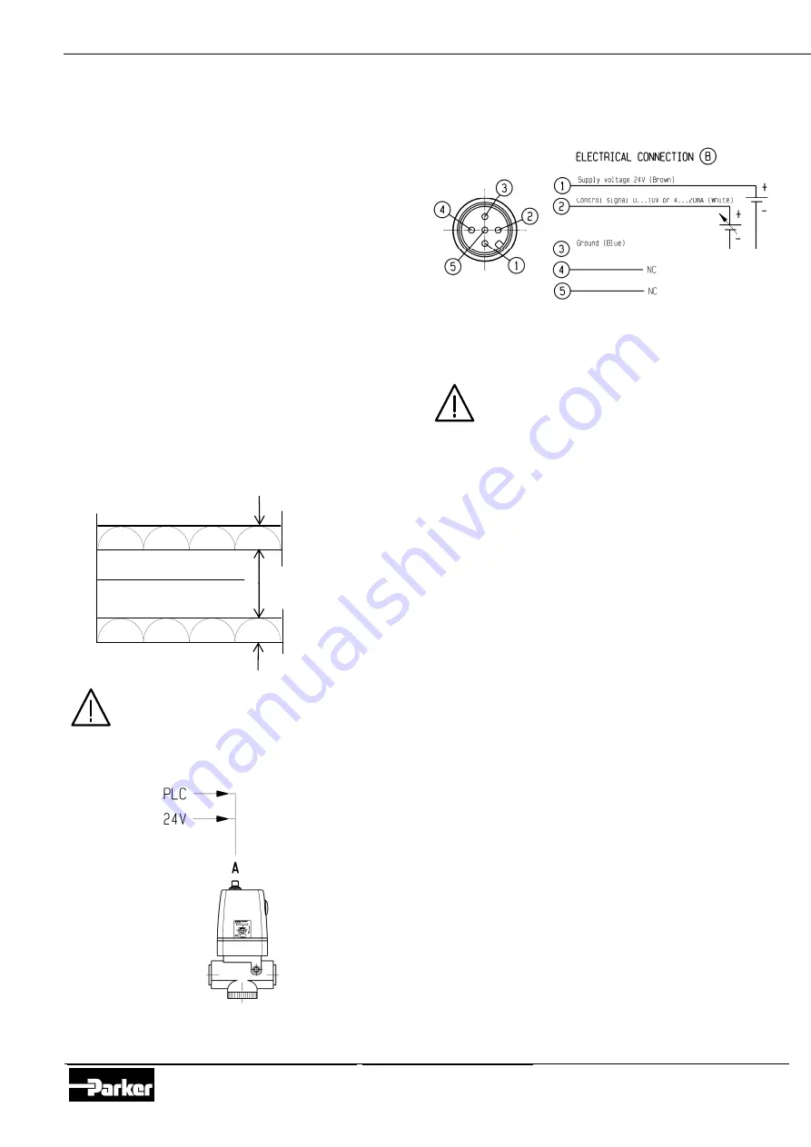 Parker LUCIFER P4BG6 Series Installation And Setting Instructions Manual Download Page 9