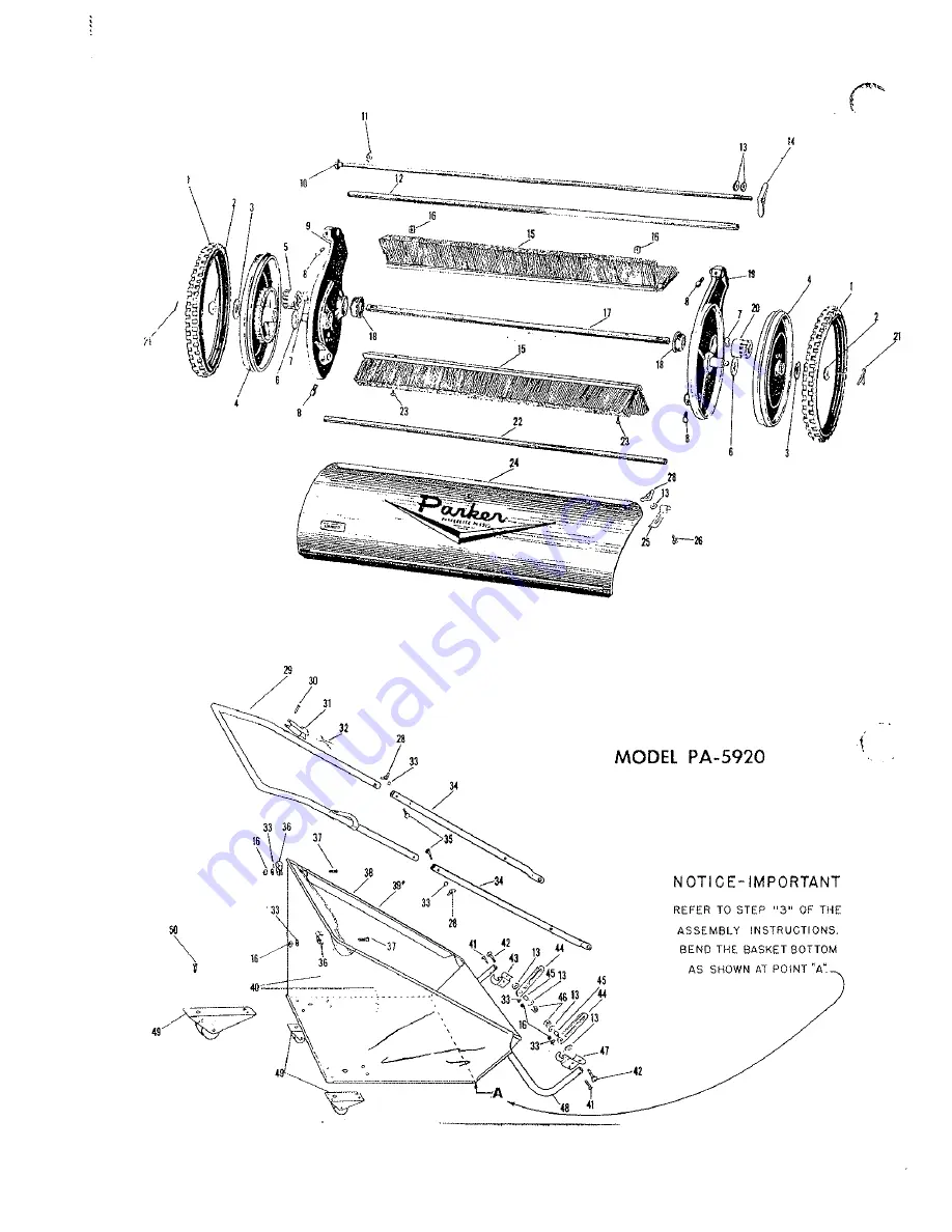 Parker PA-5920 PARKERETTE Скачать руководство пользователя страница 2