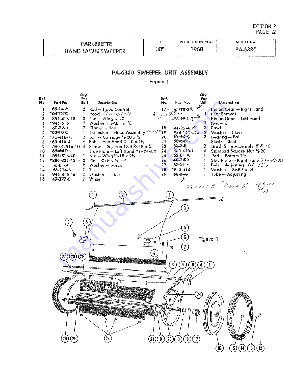 Parker Parkerette PA-6830 Скачать руководство пользователя страница 3