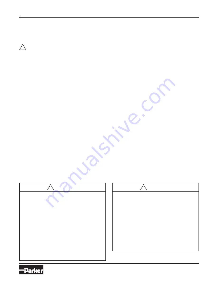 Parker WCS-SIF-01 Training & Maintenance Manual Download Page 19