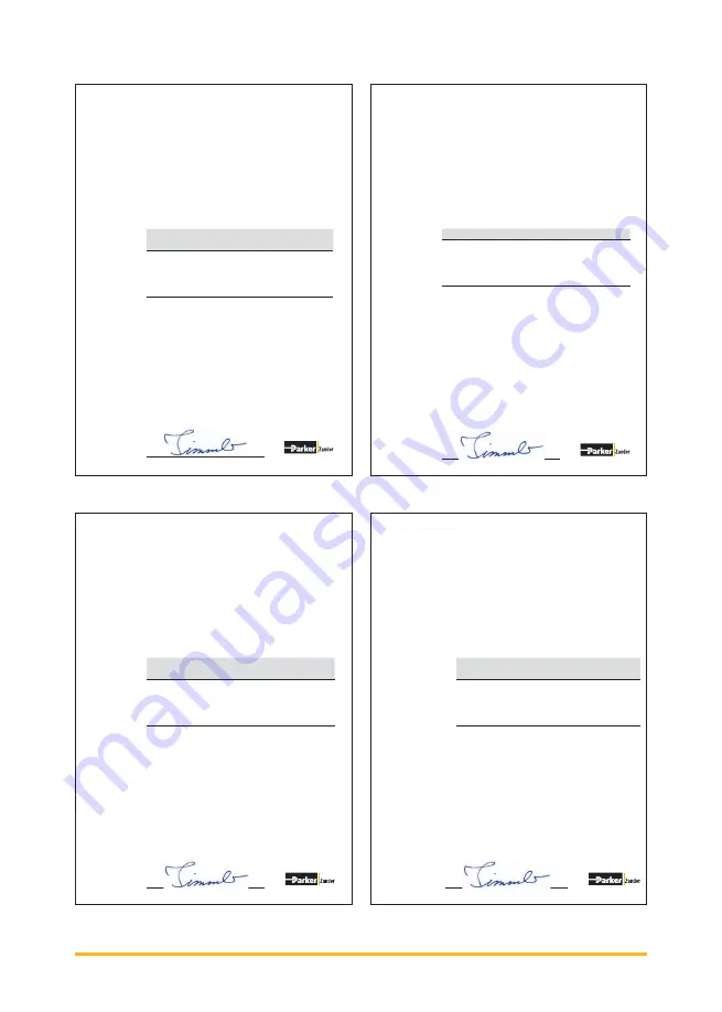 Parker Zander WS Series Скачать руководство пользователя страница 45