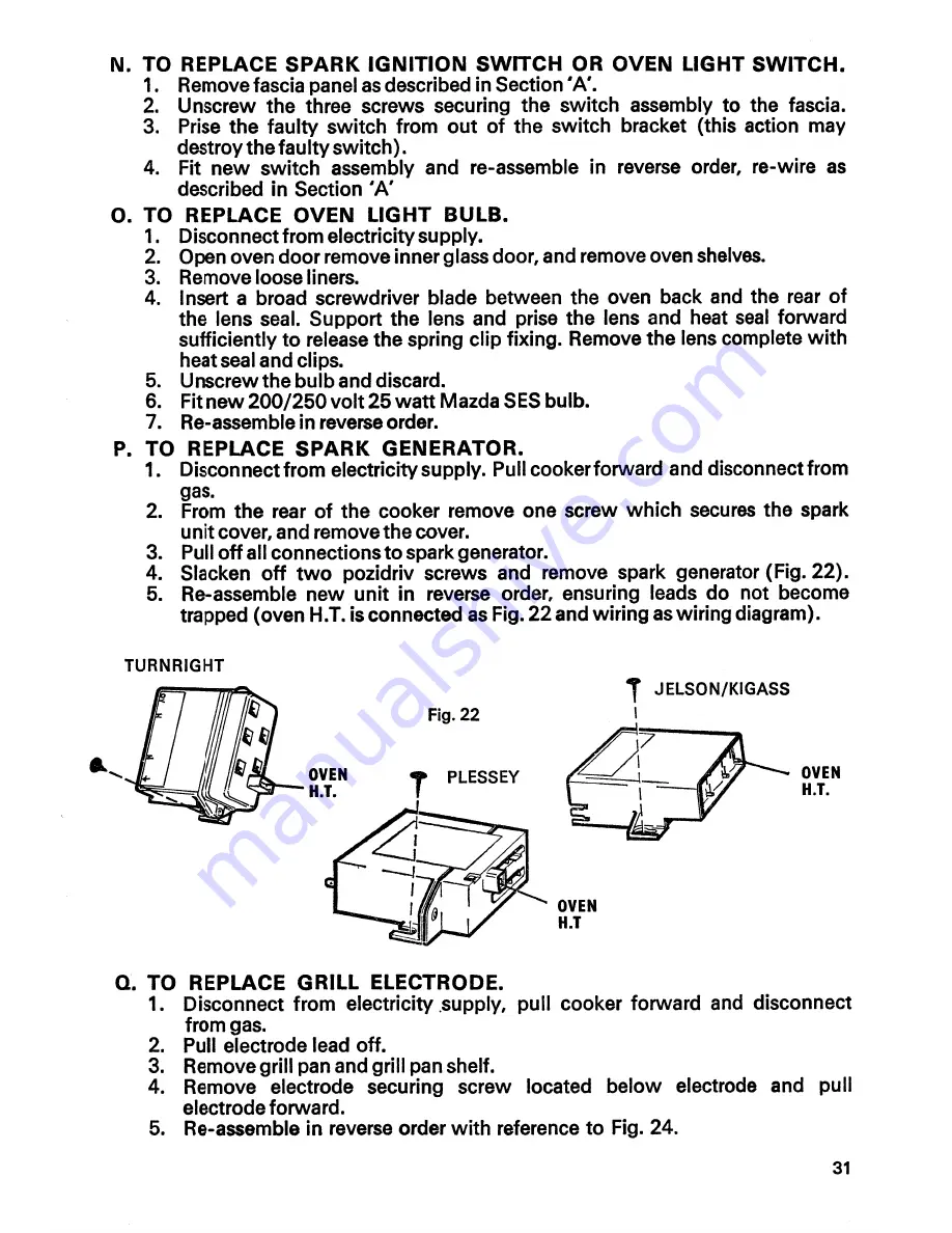 Parkinson Cowan 5000-2 Automatic Скачать руководство пользователя страница 59