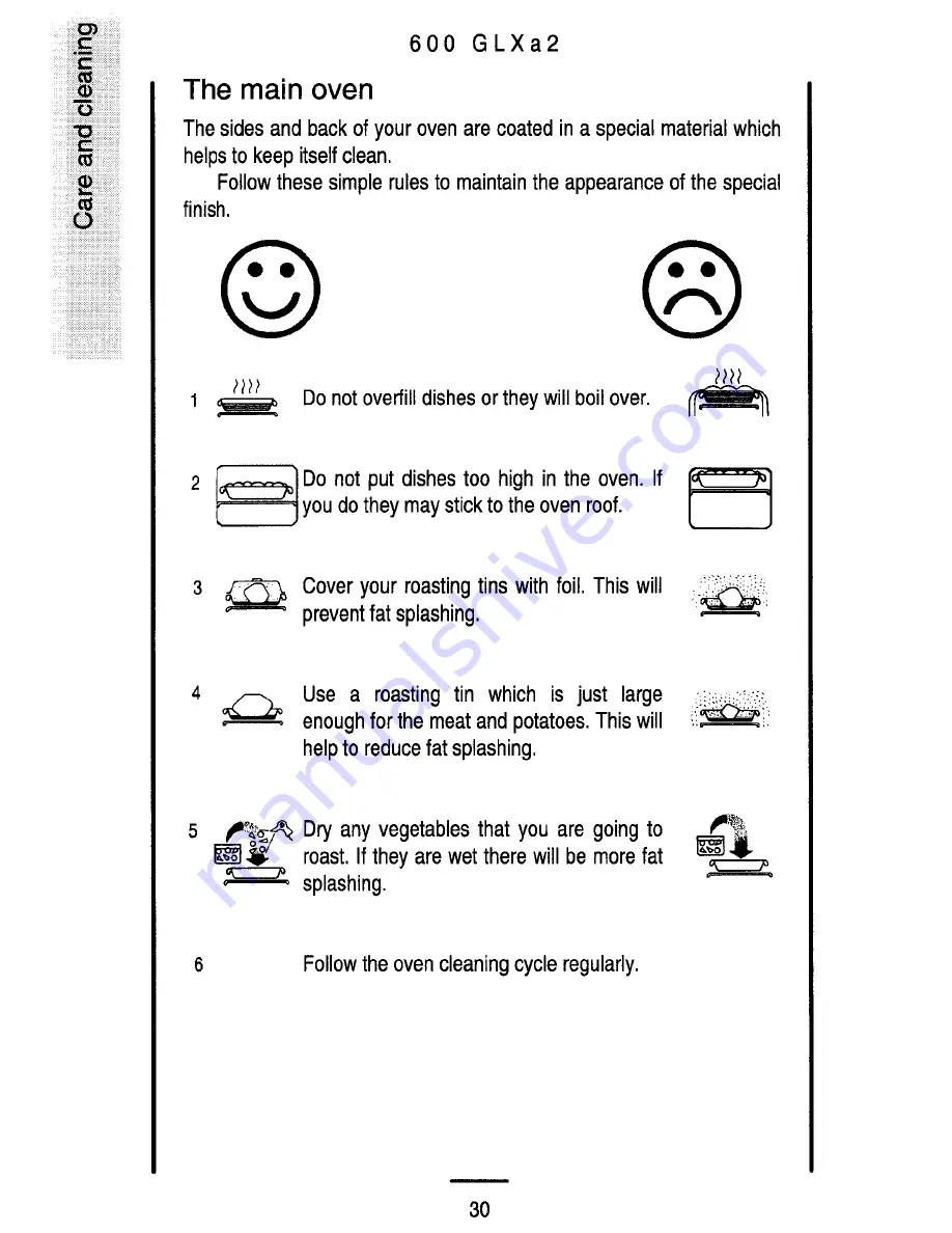 Parkinson Cowan 600 GLXa 2 Owner'S Handbook Manual Download Page 30