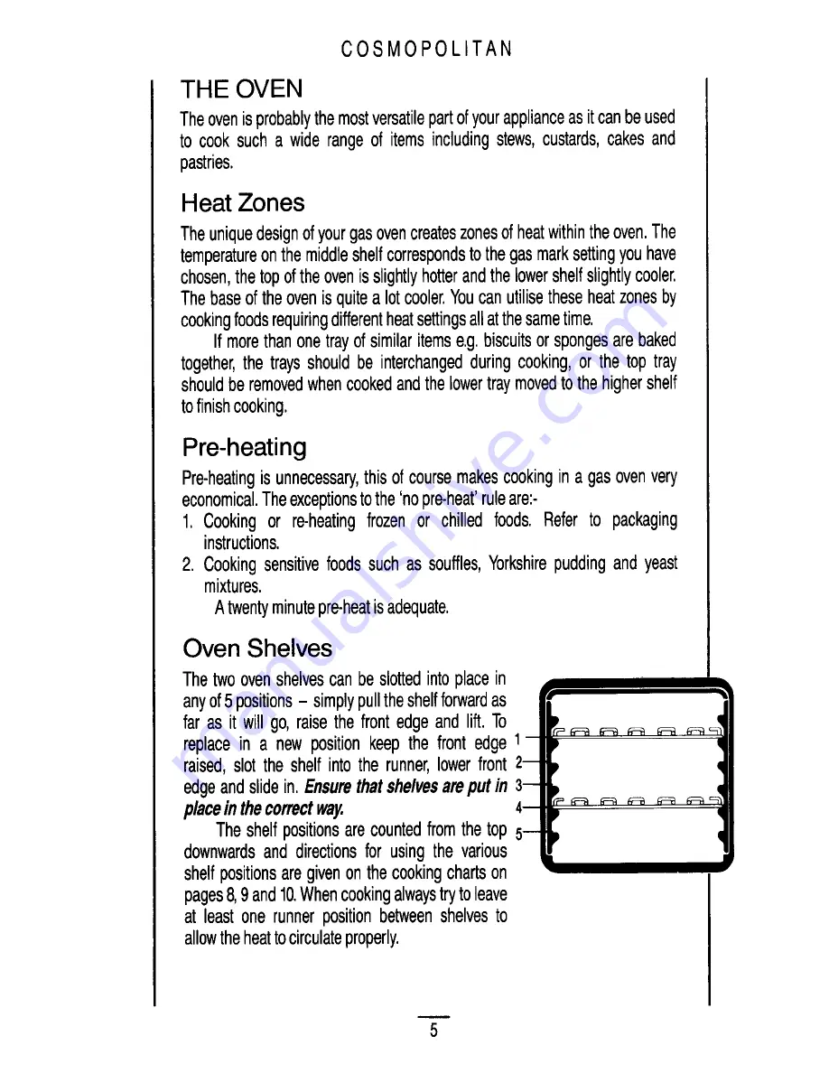 Parkinson Cowan COSMOPOLITAN Instruction Book Download Page 7