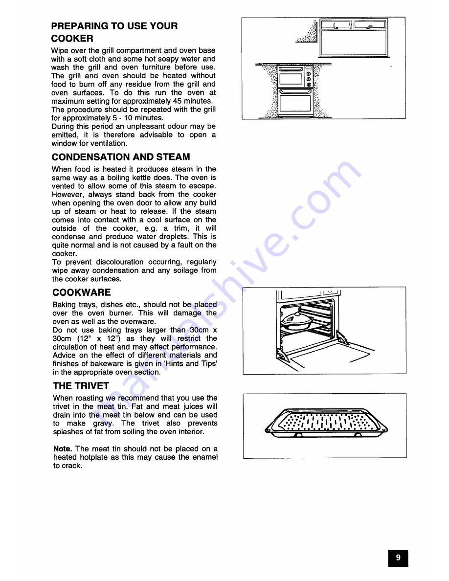 Parkinson Cowan G72 Ga Owners Handbook And Installation Instructions Download Page 9