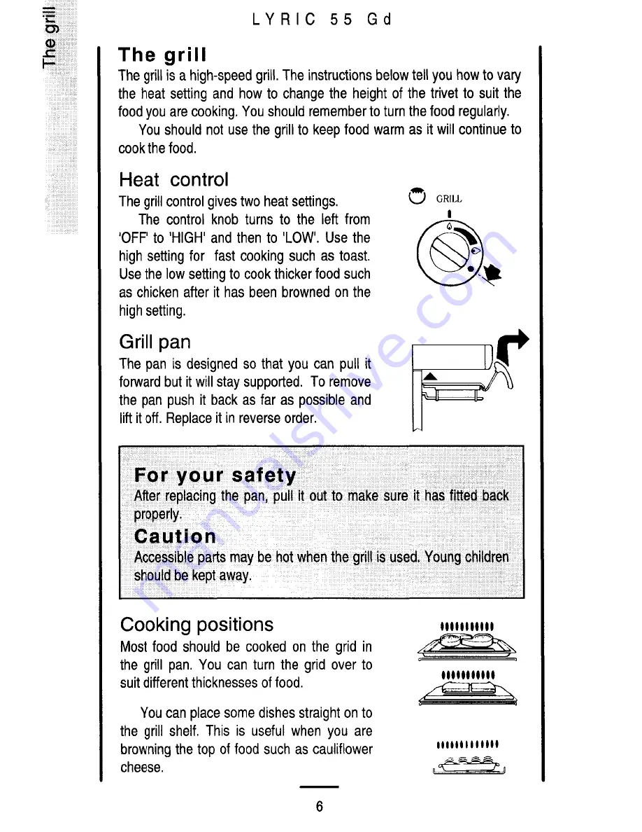 Parkinson Cowan Lyric 55 Gd Owner'S Handbook Manual Download Page 6