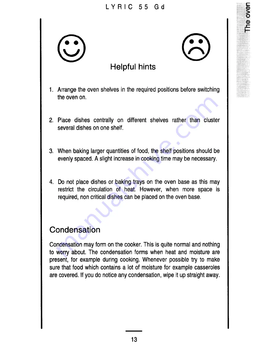 Parkinson Cowan Lyric 55 Gd Owner'S Handbook Manual Download Page 13