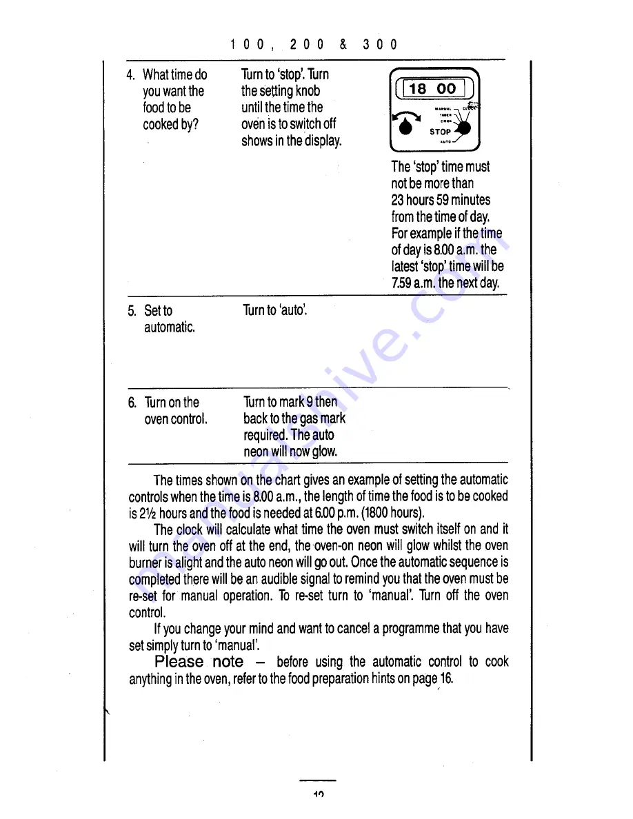 Parkinson Cowan P200 Instruction Book Download Page 14