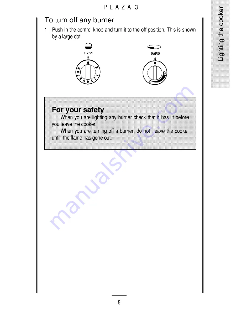 Parkinson Cowan Plaza 3 Owners Handbook And Installation Instructions Download Page 5