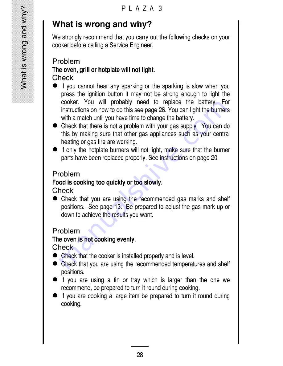 Parkinson Cowan Plaza 3 Owners Handbook And Installation Instructions Download Page 28