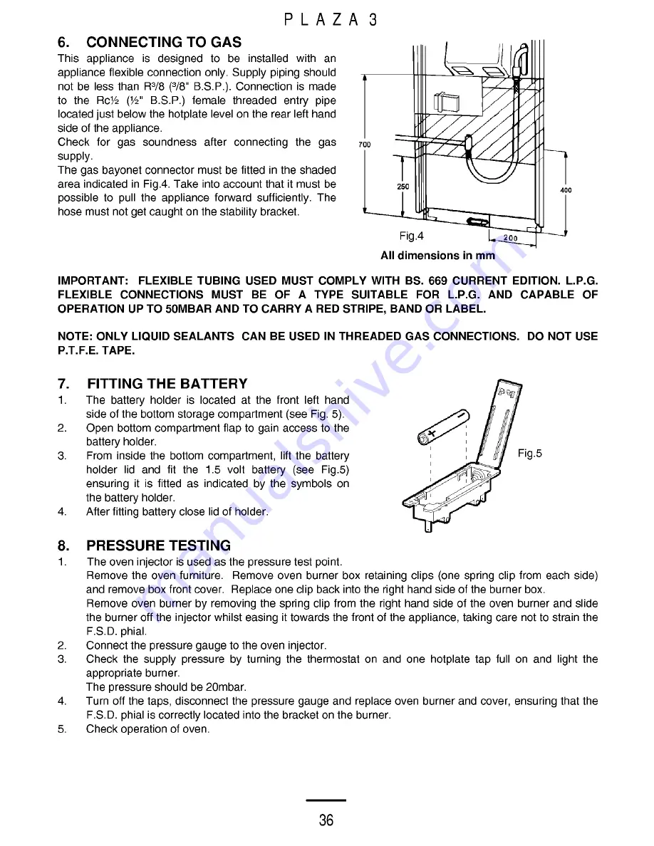 Parkinson Cowan Plaza 3 Owners Handbook And Installation Instructions Download Page 36