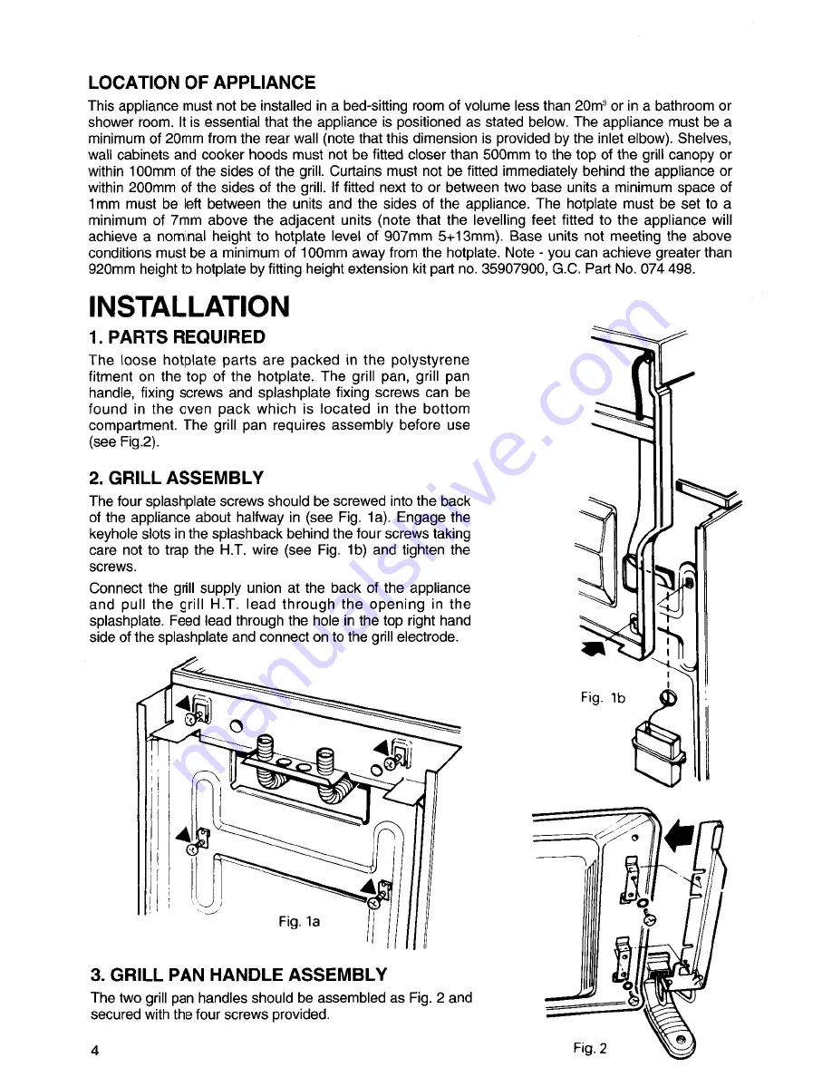 Parkinson Cowan Plaza Owner'S Handbook Manual Download Page 36