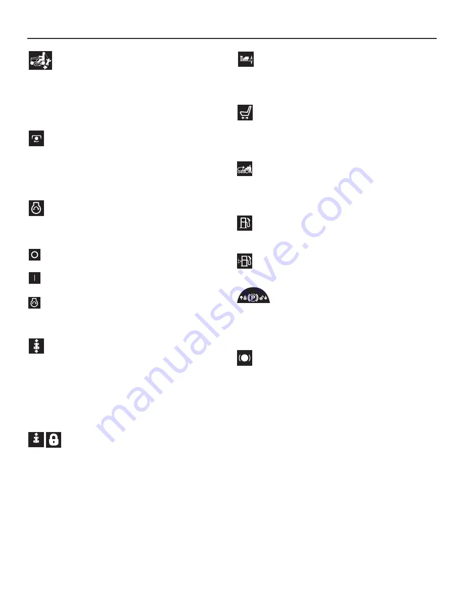 Parklander MT125 Series Operator'S Manual Download Page 12