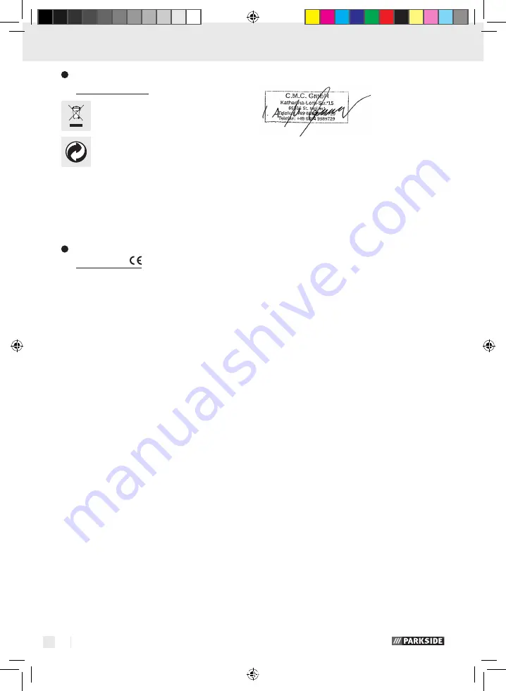 Parkside 109805 Operation And Safety Notes Download Page 28