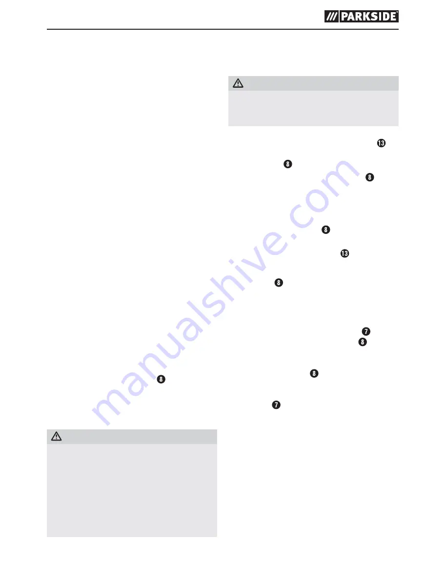 Parkside 27547 Скачать руководство пользователя страница 58
