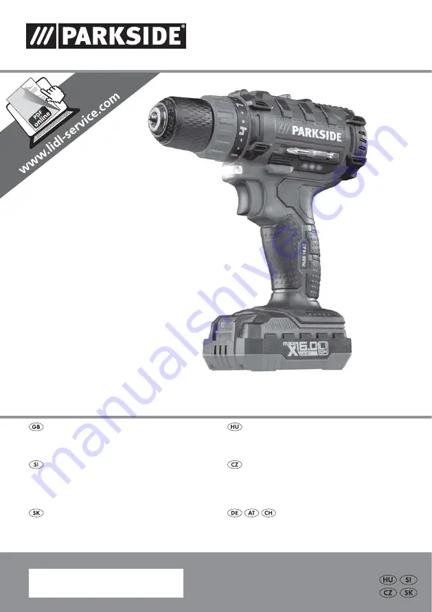 Parkside 280213 Translation Of The Original Instructions Download Page 1