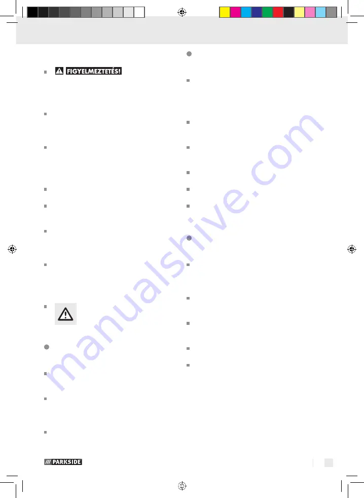 Parkside 285198 Скачать руководство пользователя страница 22