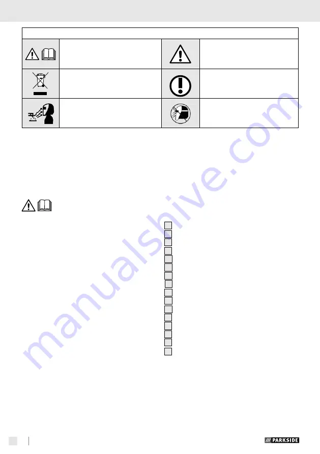 Parkside 286805 Operation And Safety Notes Download Page 6