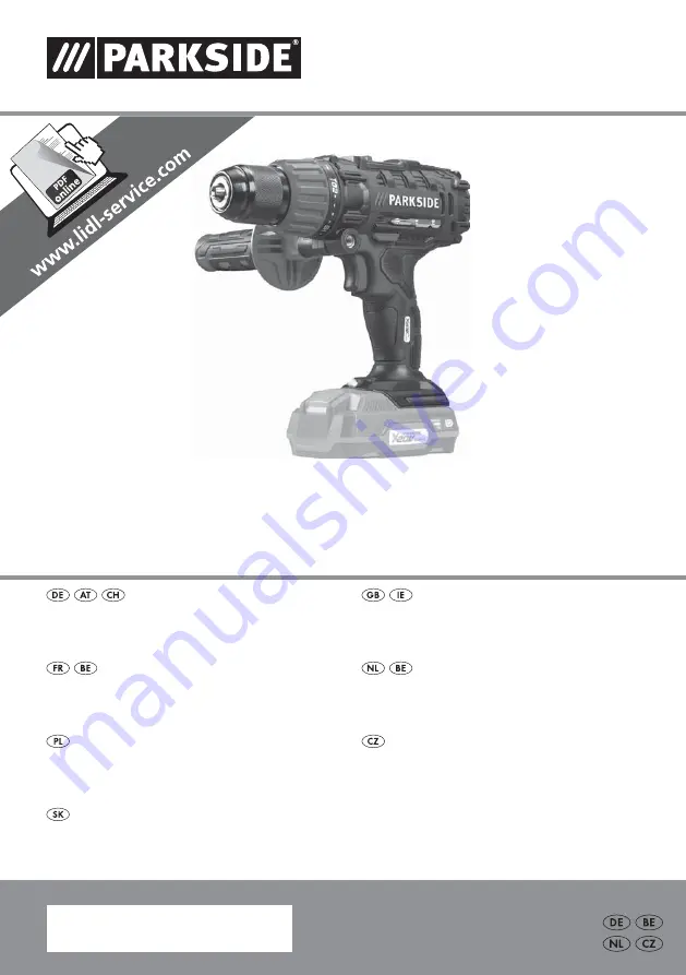 Parkside 301855 Скачать руководство пользователя страница 1