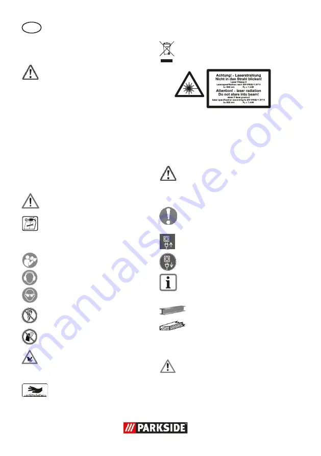 Parkside 304520 Скачать руководство пользователя страница 46