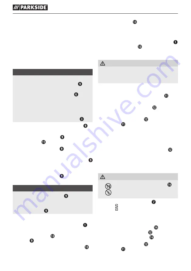 Parkside 311912 Скачать руководство пользователя страница 9