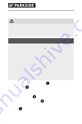 Parkside 326373 1904 Operating Instructions Manual Download Page 13