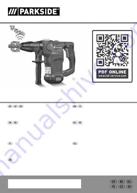 Parkside 337225 2001 Скачать руководство пользователя страница 1