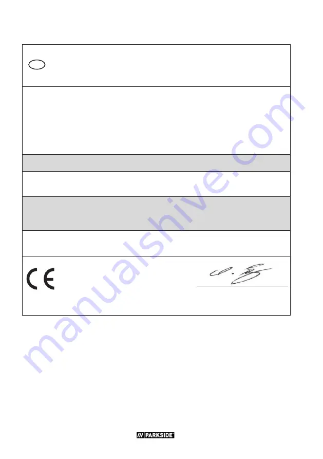 Parkside 338176 2001 Translation Of The Original Instructions Download Page 128