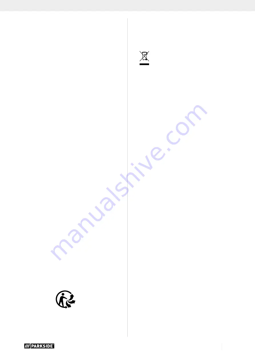 Parkside 338352 2007 Operating And Safety Instructions Manual Download Page 54