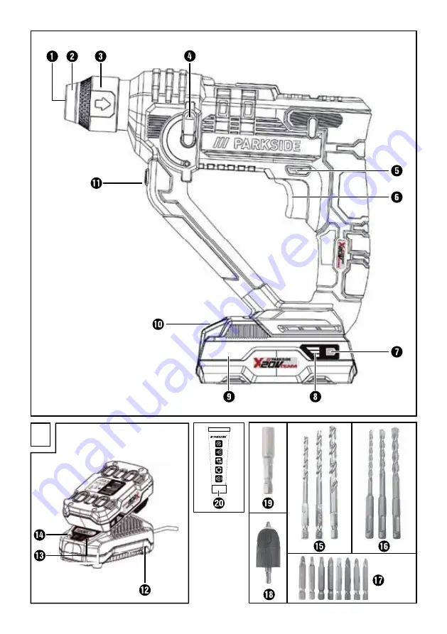 Parkside 339124 1910 Скачать руководство пользователя страница 3