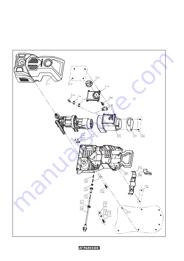 Parkside 340474 1910 Translation Of The Original Instructions Download Page 98