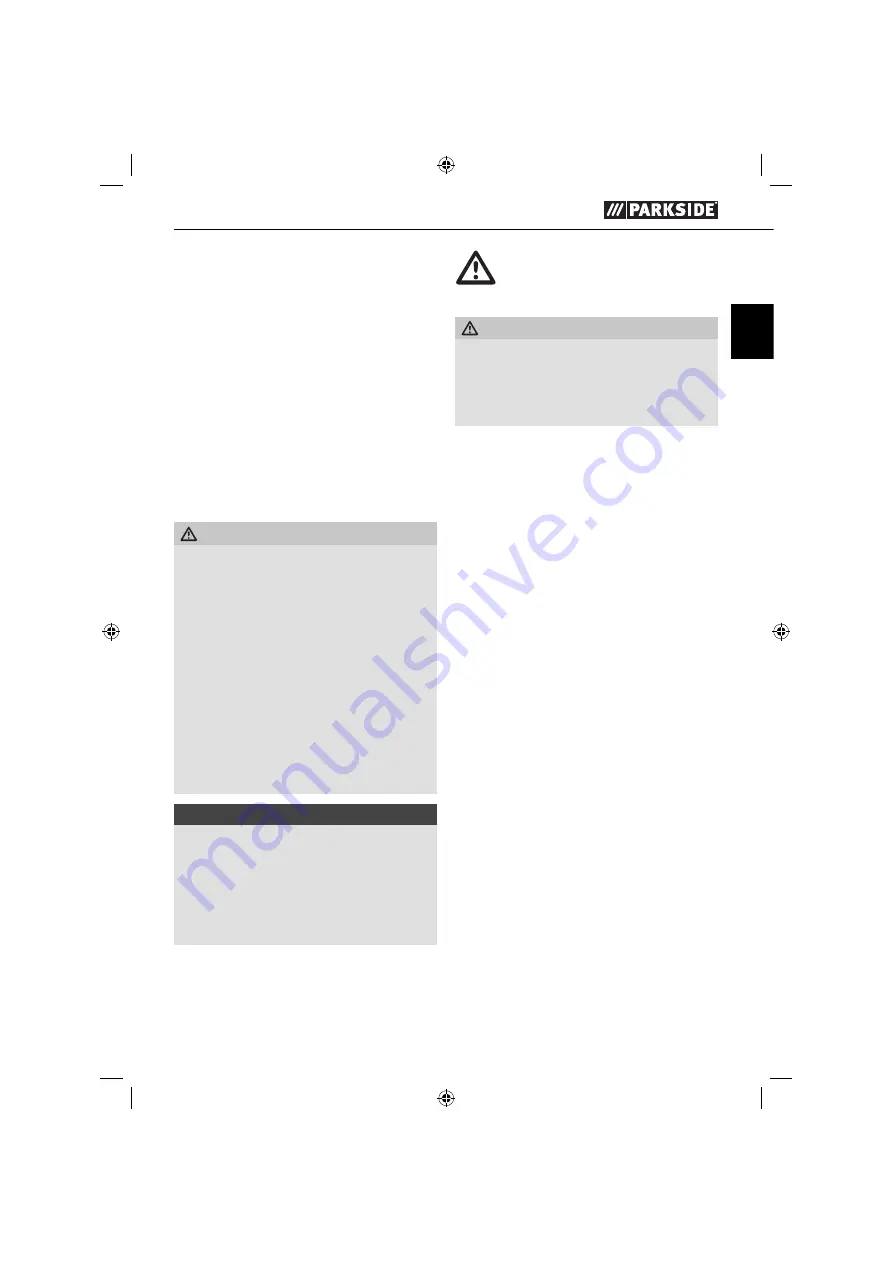 Parkside 35391 Translation Of Original Operation Manual Download Page 14