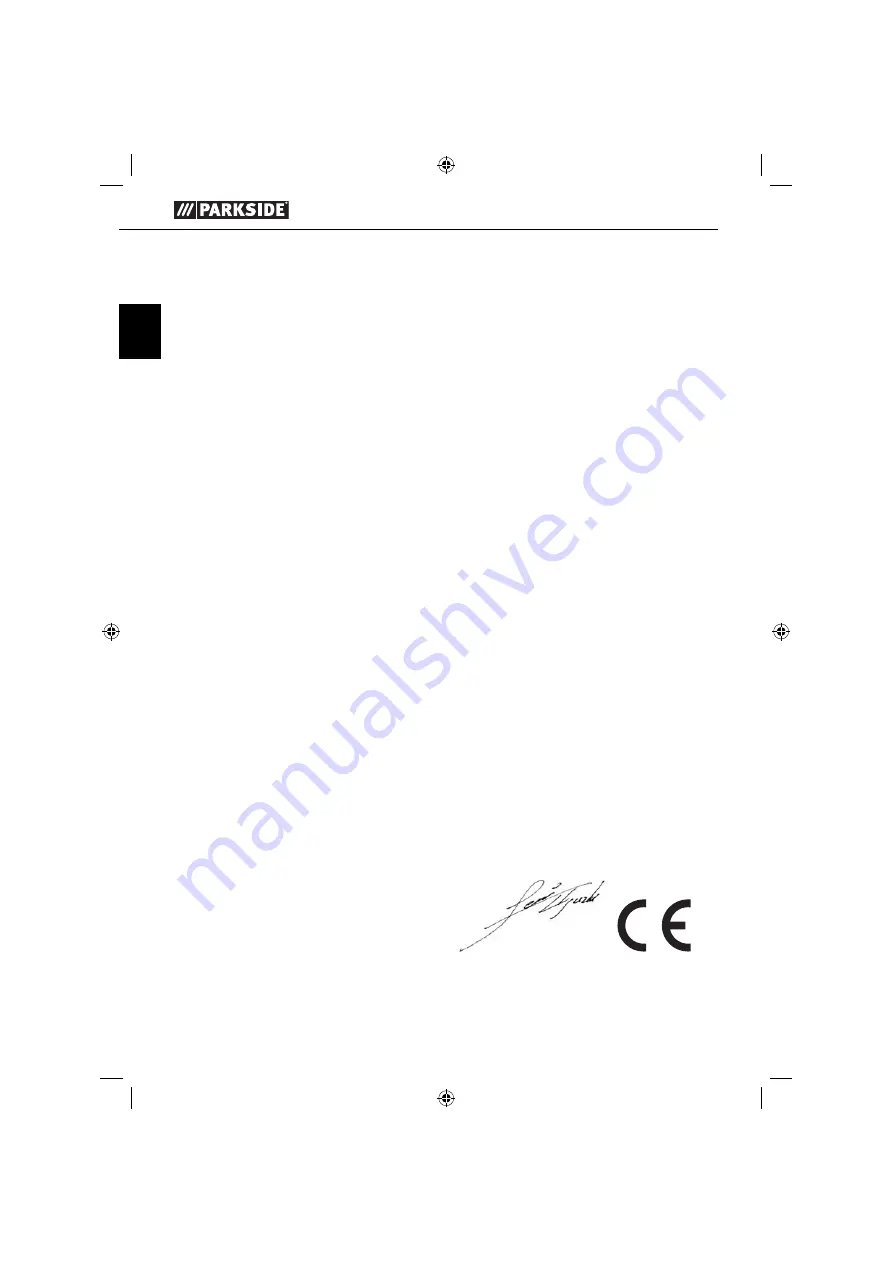Parkside 35391 Translation Of Original Operation Manual Download Page 19
