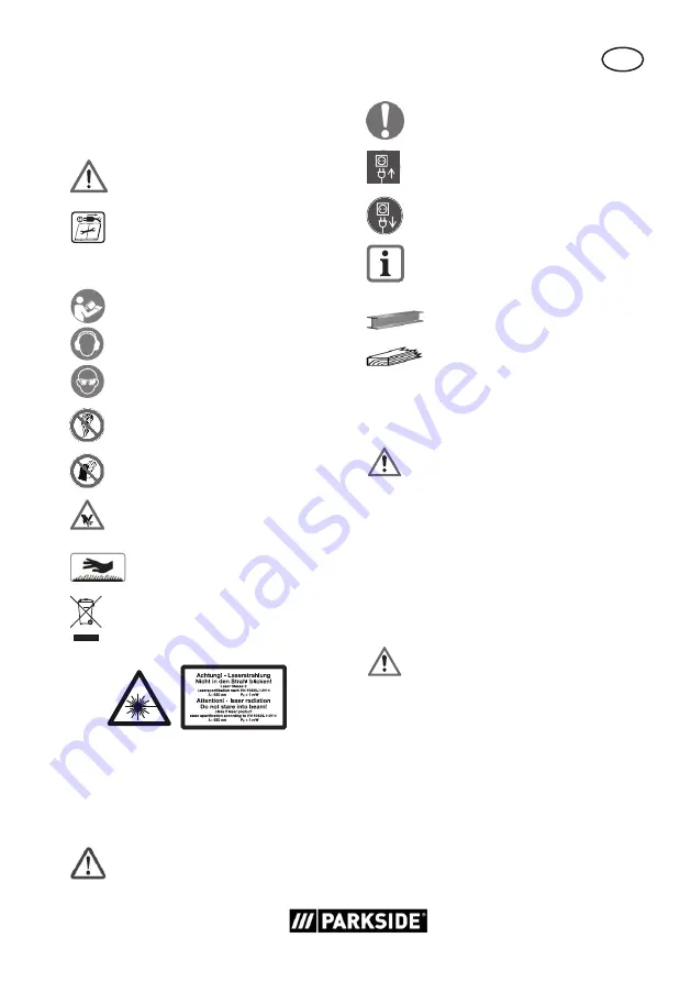 Parkside 355408 2004 Скачать руководство пользователя страница 119