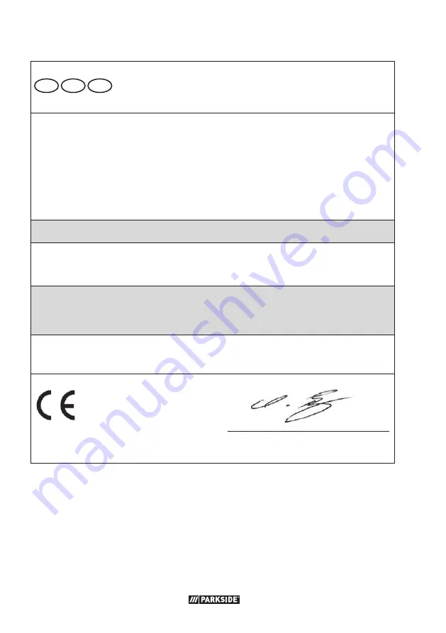 Parkside 360195 2007 Original Instructions Manual Download Page 138