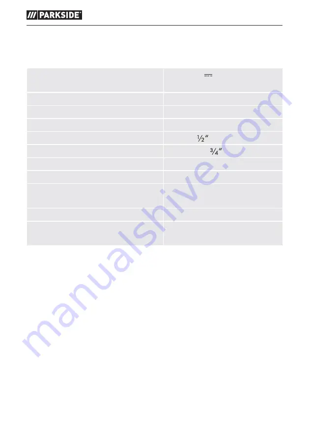 Parkside 360872_2007 Operating Instructions Manual Download Page 65